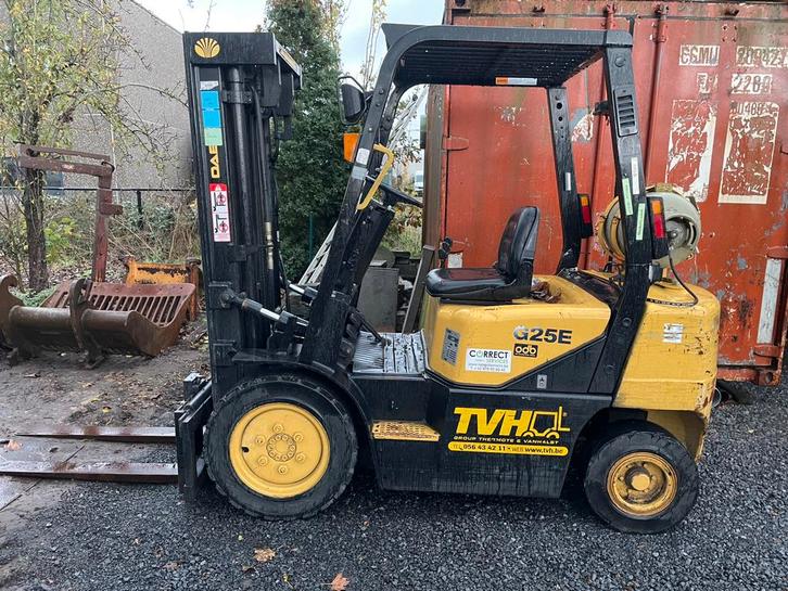 Deawoo g25e heftruck, Zakelijke goederen, Machines en Bouw | Heftrucks en Intern transport, Heftruck, LPG, 2000 tot 3000 kg, Ophalen