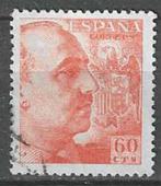 Spanje 1949-1950 - Yvert 791A - Franco - 60 c. (ST), Timbres & Monnaies, Timbres | Europe | Espagne, Envoi, Affranchi