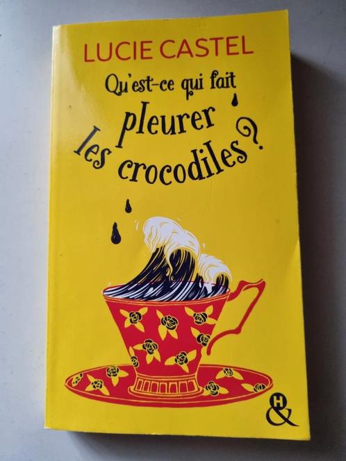 Qu'est-ce qui fait pleurer les crocodiles (Lucie Castel)2021, Boeken, Romans, Zo goed als nieuw, Ophalen of Verzenden