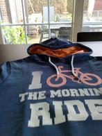 JACK&JONES blauwe sweater met kap en opdruk: L, Enlèvement ou Envoi, Bleu, Jack & Jones, Taille 52/54 (L)