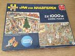 Jan Van Haasteren 2 x 1000 stukjes, Ophalen of Verzenden, Meer dan 1500 stukjes, Zo goed als nieuw, Legpuzzel