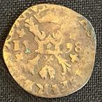 Pays Bas Espagnol - 1-2 Liard 1598 - Rare - 129, Timbres & Monnaies, Monnaies | Pays-Bas, Autres valeurs, Enlèvement ou Envoi