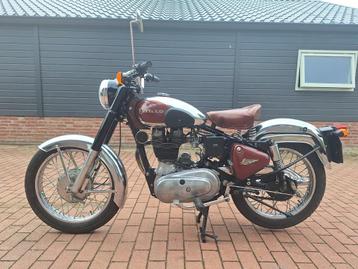 Moto vintage Enfield Bullet 350 classique avec papiere, 1 cylindre, Tourisme