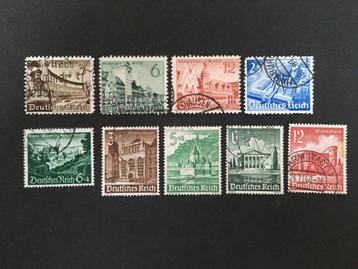 Serie postzegels Duitse rijk uitgave 1940