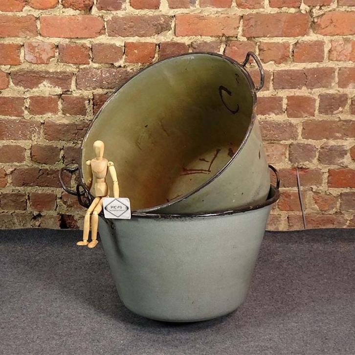 Goulash Emaille Kuip 2023-039, Antiek en Kunst, Curiosa en Brocante, Ophalen