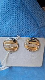 ronde oorbellen met strassen, Handtassen en Accessoires, Oorbellen, Overige materialen, Nieuw, Ophalen of Verzenden, Knopjes of Stekers