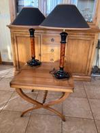 lampenkappen en staanlamp, Huis en Inrichting, Lampen | Lampenkappen, Ophalen, Gebruikt, 25 tot 50 cm, Rond