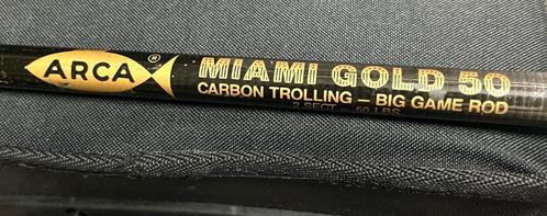 ARCA Miami Gold 50 -carbon trolling, Watersport en Boten, Hengelsport | Zeevissen, Zo goed als nieuw, Werphengel, Ophalen