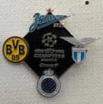Pin club Brugge zenith bvb Borussia Dortmund lazio Rome, Sport, Ophalen of Verzenden, Speldje of Pin, Zo goed als nieuw