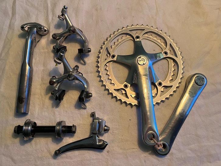 Campagnolo Chorus / C-Record mini groep, Fietsen en Brommers, Fietsonderdelen, Gebruikt, Racefiets, Overige typen, Ophalen of Verzenden