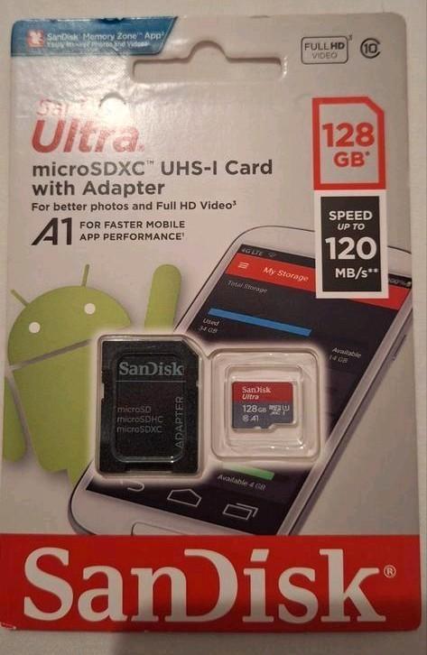 SanDisk Ultra, Audio, Tv en Foto, Foto | Geheugenkaarten, Nieuw, MicroSD, 32 GB, Ophalen of Verzenden