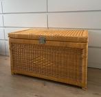 Vintage rotan opbergkoffer, Ophalen, 50 tot 100 cm, 50 tot 75 cm, Zo goed als nieuw