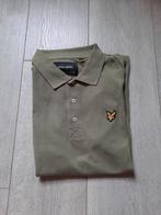 Poloshirt khaki Lyle&Scott maat Medium (1xgedragen), Kleding | Heren, Polo's, Ophalen of Verzenden, Zo goed als nieuw, Groen