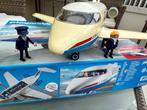 Leuk Playmobil vliegtuig met piloot en stewardess, Enlèvement ou Envoi, Utilisé, Ensemble complet