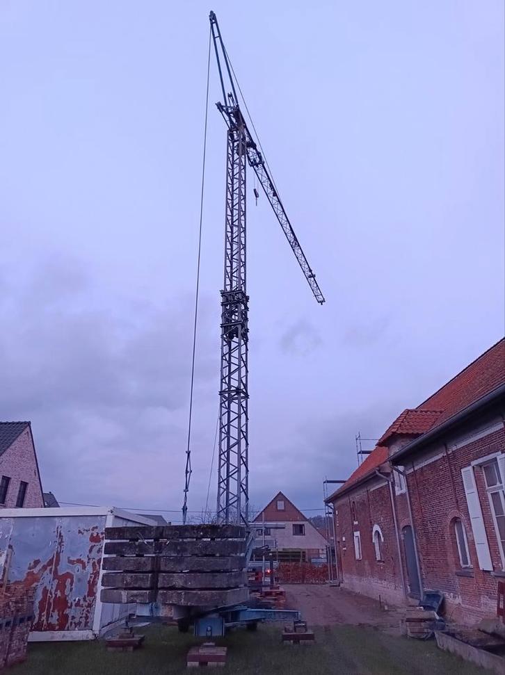 Bouwkraan - torenkraan 17m, Zakelijke goederen, Machines en Bouw | Kranen en Graafmachines, Ophalen