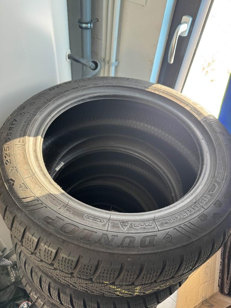 Pneus Auto Dunlop Sp Winter Sport 4D 225/55 R17, Autos : Pièces & Accessoires, Pneus & Jantes, Pneus hiver, Enlèvement, Utilisé