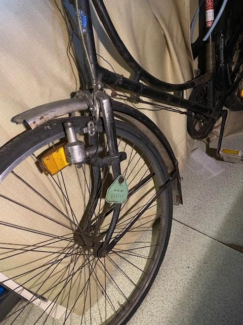 19de eeuwse damesfiets zwart, Antiek en Kunst, Antiek | Overige Antiek, Ophalen