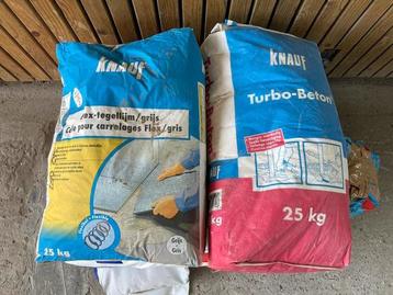 Knauf Turbo beton 25 kg / zak voor 6 euro