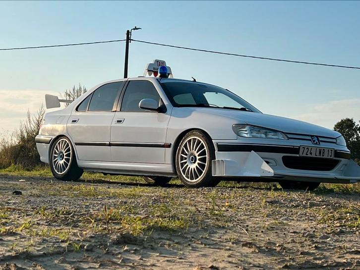 Peugeot 406 taxi / moviecar / uniek, Auto's, Peugeot, Bedrijf, Benzine, Ophalen