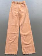 Pantalon en jean à jambes larges Zara pêche 164-170 (34), Comme neuf, Fille, Zara, Enlèvement ou Envoi