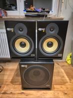 2 KRK Rokit 8 G1 + Sub KRK 10S – Moniteurs Studio Actifs, Enlèvement