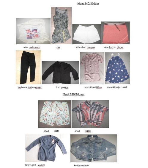 meisjes kinderkledij maat 140/ 10 jaar, Kinderen en Baby's, Kinderkleding | Maat 140, Ophalen of Verzenden