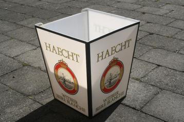 Reclame haecht witbier (1991) voor in een lantaarn beschikbaar voor biedingen
