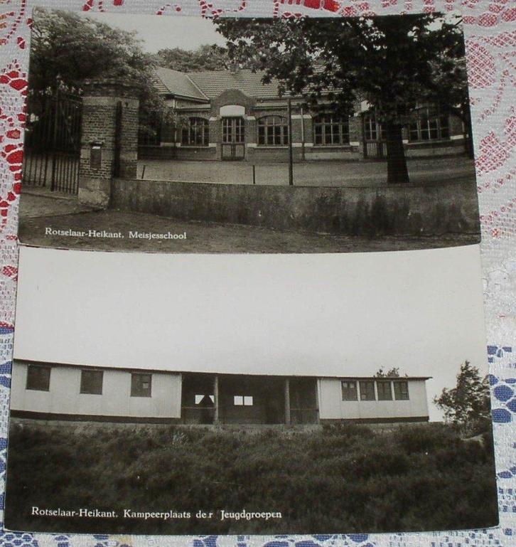 4 oude postkaarten Rotselaar-Heikant, Verzamelen, Postkaarten | België, Ongelopen, Vlaams-Brabant, 1960 tot 1980, Ophalen of Verzenden