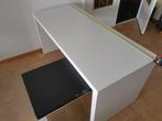 Bureau Malm blanc (usé), Maison & Meubles, Enlèvement, Utilisé, Bureau