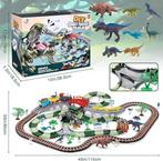 JONRRYIN elektrische trein dinosaurus spoorwegset GRATIS LEV, -, Verzenden, Nieuw, Met geluid