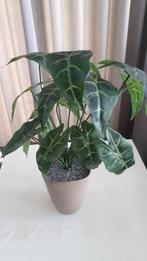 cache pot met kunstplant, Maison & Meubles, Plantes d'intérieur, Autres espèces, En pot, Moins de 100 cm, Enlèvement