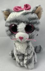 Ty Beanie Boos Boo Kiki Kat glitterogen pluche knuffel 15 cm, Verzenden, Zo goed als nieuw