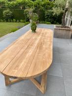 Teak maxi tafel, Tuin en Terras, Ophalen, Nieuw, Ovaal, Teakhout