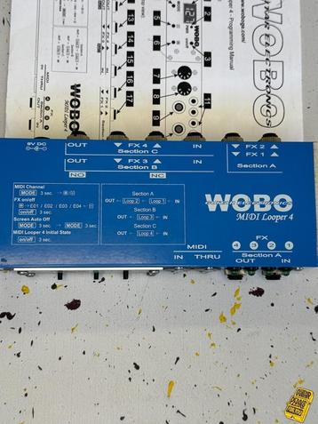 WOBO MIDI Looper 4, Muziek en Instrumenten, Ophalen of Verzenden, Zo goed als nieuw, Overige typen