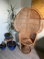Vintage rotan pauwenstoel, Ophalen