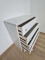 Meubles de chambre à coucher chêne laqué blanc, Maison & Meubles, Chambre à coucher | Lits