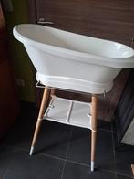 Babybadje + badstandaard bébéjou, Kinderen en Baby's, Ophalen, Zo goed als nieuw