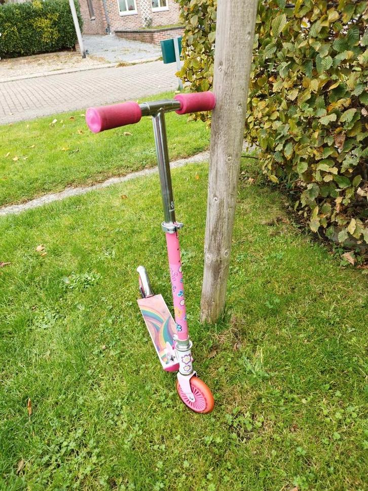 Roze kinderstep, Fietsen en Brommers, Steps, Gebruikt, Ophalen