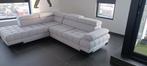 Hoeksalon grijs, Huis en Inrichting, Zetels | Complete zithoeken, Ophalen, Zo goed als nieuw