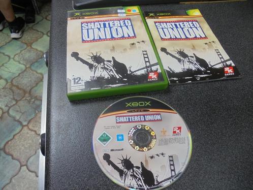 Xbox Shattered Union (orig-compleet) FRANCAIS, Games en Spelcomputers, Games | Xbox Original, Gebruikt, Vechten, 2 spelers, Vanaf 12 jaar