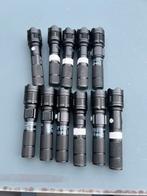 11x Zaklampen + opladers, Ophalen, Gebruikt, Accu