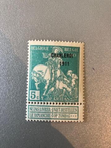 Belgische postfrisse zegel OBP nr 105 beschikbaar voor biedingen