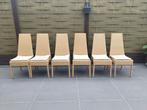 6 wicker tuinstoelen die stapelbaar zijn, Ophalen, Zo goed als nieuw, Wicker