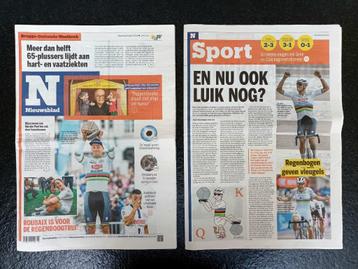 Mathieu van der Poel - Paris-Roubaix 2024, Livres, Envoi, Comme neuf, Journal
