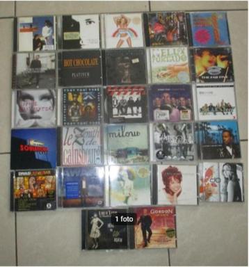 Mooie Partij van 28 Originele POP Cd's - jaren 70 tot 00 beschikbaar voor biedingen