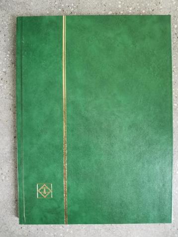 groen postzegelalbum Leuchtturm - 16 witte blz. - als nieuw beschikbaar voor biedingen