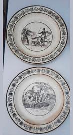 4 antieke borden P&H choisy, Antiek en Kunst, Ophalen