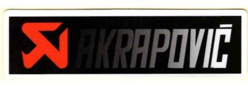 Akrapovic sticker #9, Motoren, Accessoires | Stickers, Verzenden