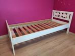 Kinderbed met matras en zijplankje, Ophalen, Gebruikt, 70 tot 85 cm, Matras