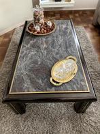 Marmer salontafel, Huis en Inrichting, Tafels | Salontafels, Ophalen, Gebruikt, 100 tot 150 cm, 50 tot 100 cm